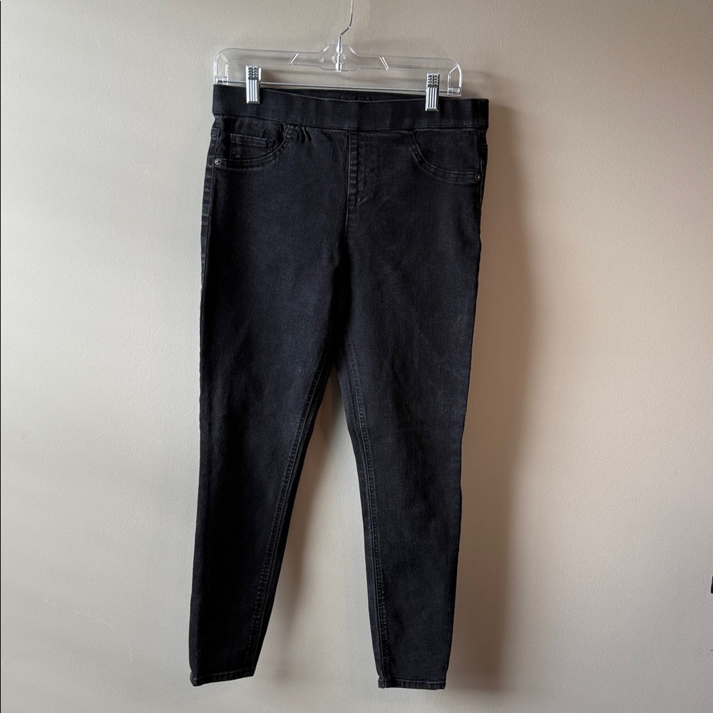 Justice Girls Black Mid Rise Legging Jean‎ 18 Plus Stretchy